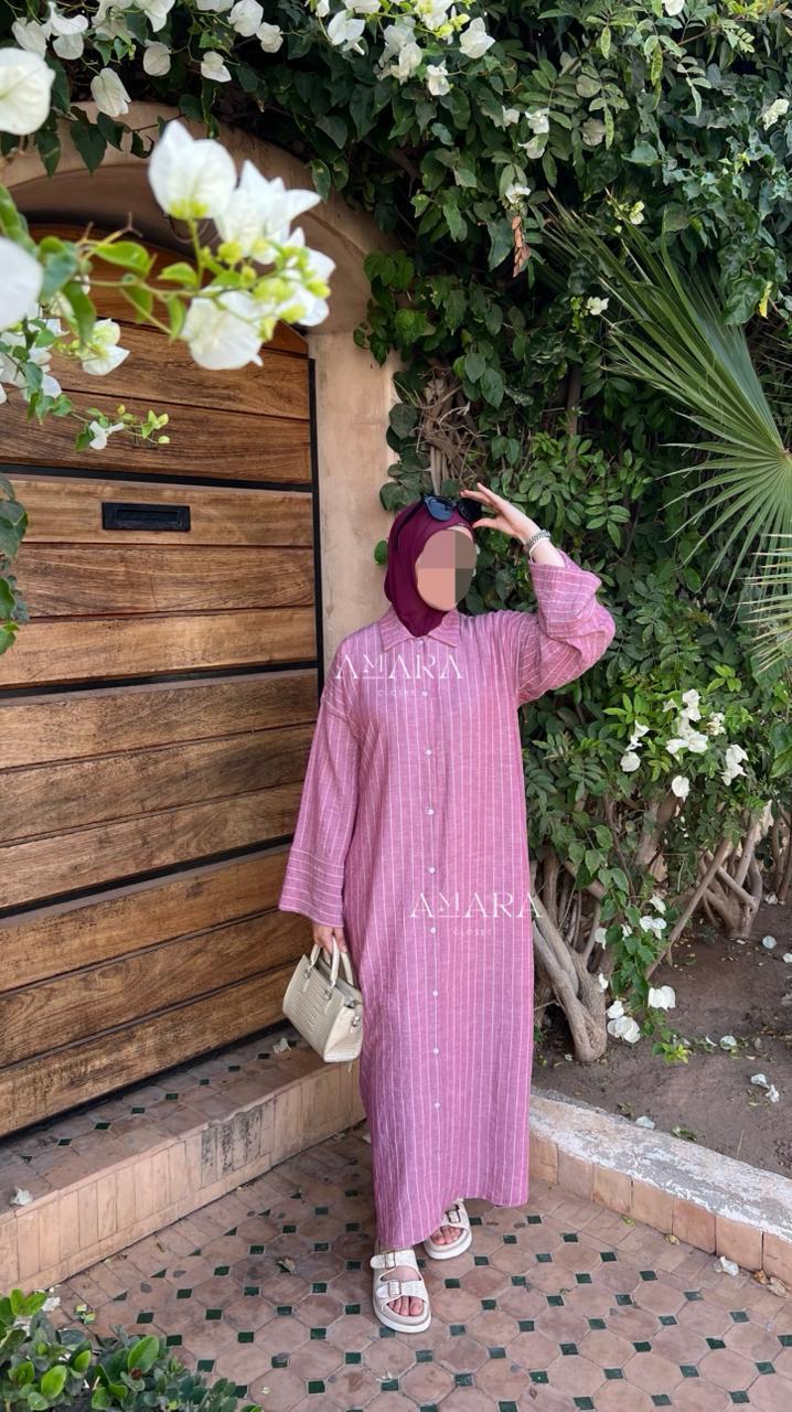Robe chemise rayé 5